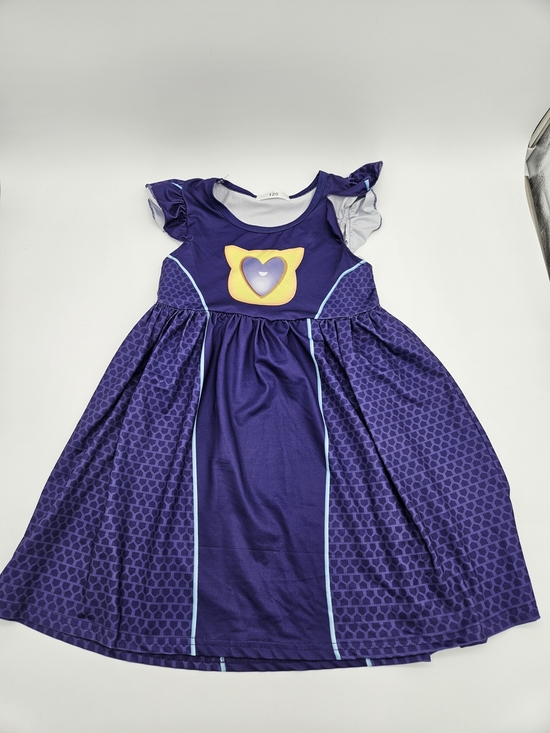 Source Unknown Other - Girls Purple SuperKitties Dress